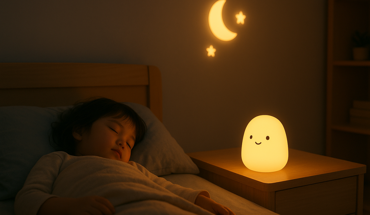 小朋友房間的３種LED小夜燈照明模式，打造理想睡眠環境！