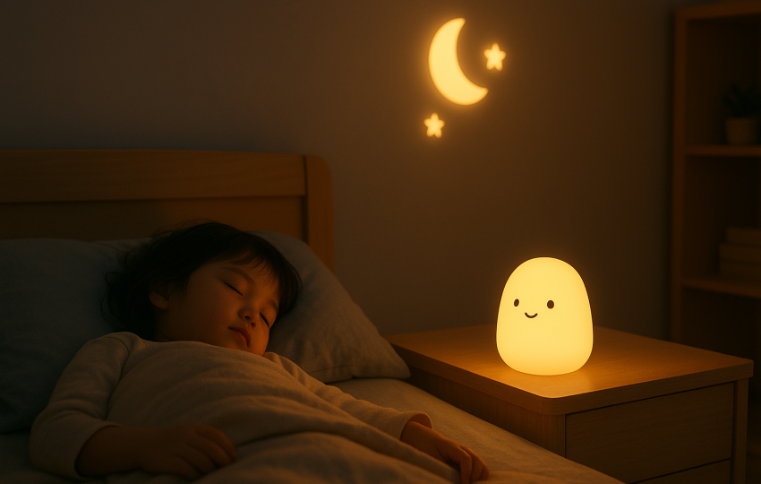 小朋友房間的３種LED小夜燈照明模式，打造理想睡眠環境！