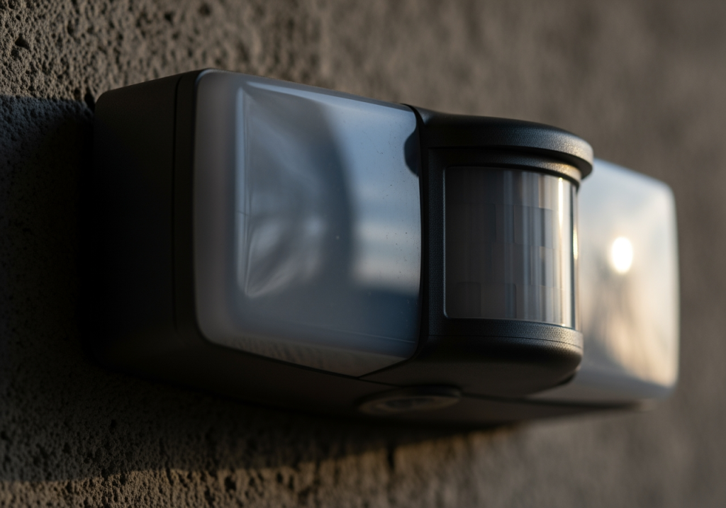 近拍感應燈,燈面反射自然光