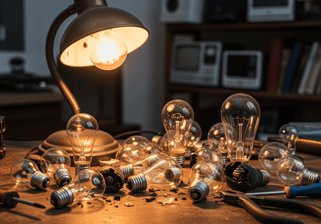 居家閱讀空間使用高演色性 LED 燈泡，書本顏色自然清楚