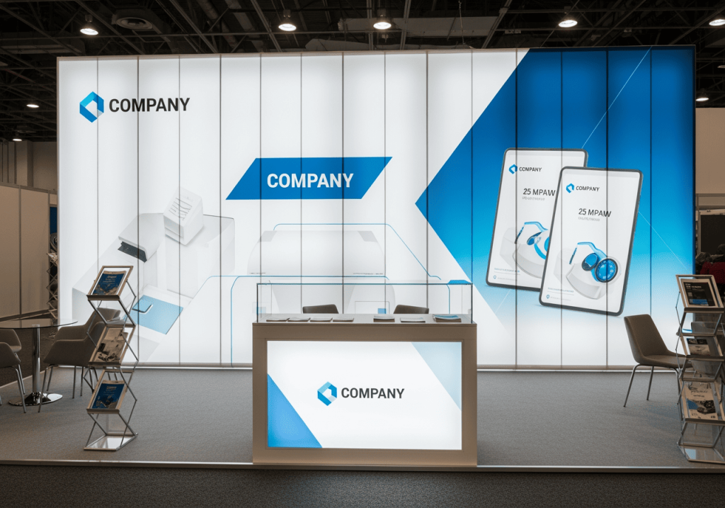 展覽會場大型 LED 卡布燈箱