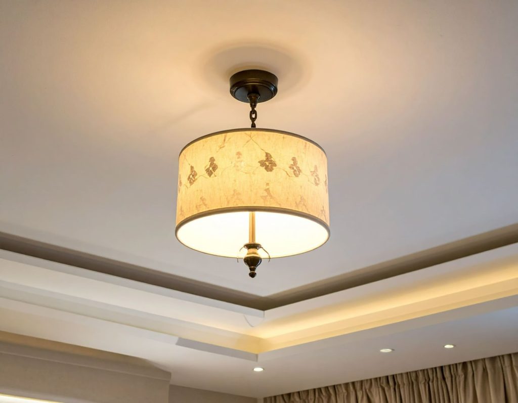客廳天花板上的ceiling lamp